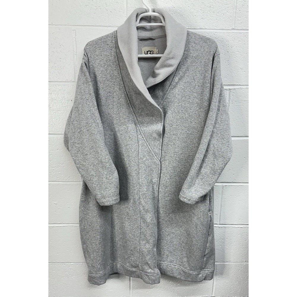UGG Duffield II Robe Seal Heather Gray Double Fleece / Women's‎ 1X
